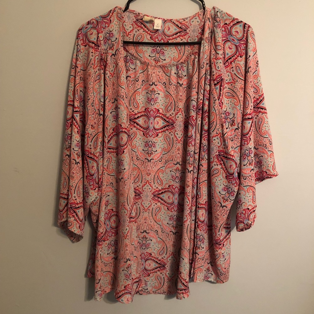 Paisley Cardigan Sz L